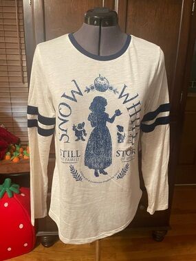 Disney Princess Snow White Long Sleeve Varsity Top